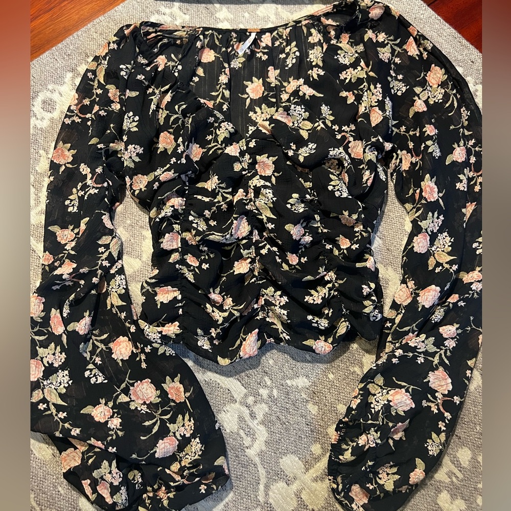 Free People Final Rose Blouse